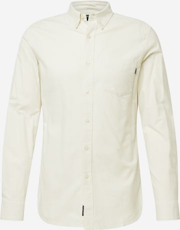 Dockers Slim fit Button Up Shirt in Beige: front