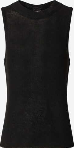 VILA Knitted Top 'DENICE' in Black: front