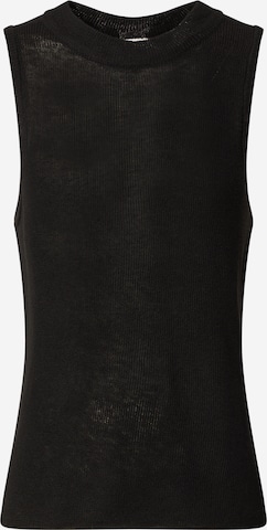 VILA Knitted Top 'DENICE' in Black: front