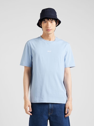 BOSS - Camiseta 'TChup' en azul: frente
