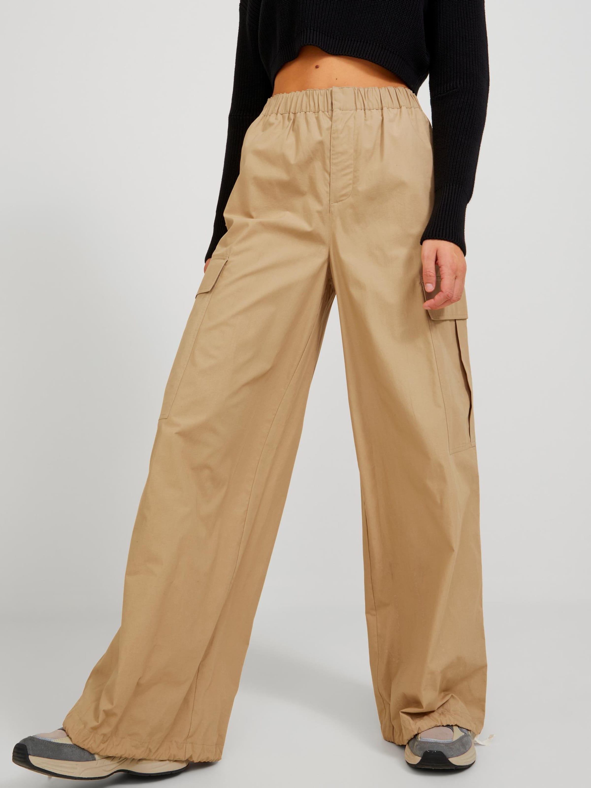 JJXX JXHOLLY RELAXED - Pantalones Cargo - Black/negro