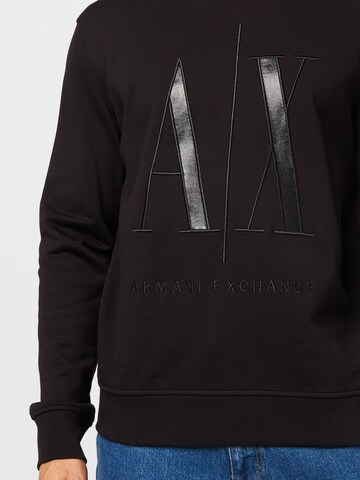 ARMANI EXCHANGE Sweatshirt in Black