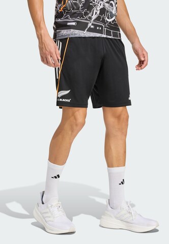 Regular Pantalon de sport 'All Blacks Marvel' ADIDAS PERFORMANCE en noir : devant