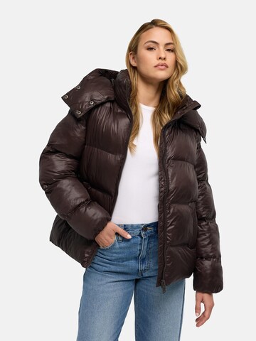 NAVAHOO Winterjas in Bruin: voorkant