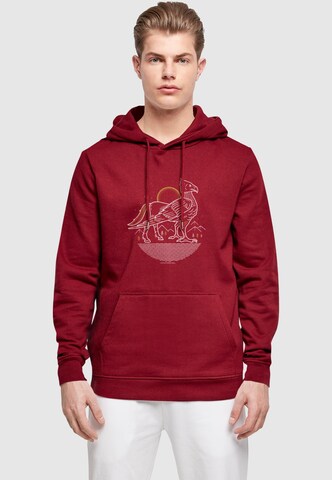 ABSOLUTE CULT Sweatshirt 'Harry Potter - Buckbeak' in Rood: voorkant