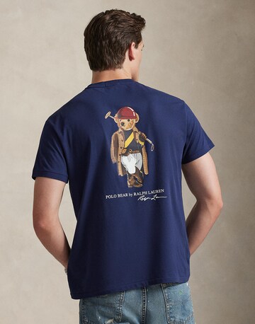 Polo Ralph Lauren Тениска в синьо: отпред