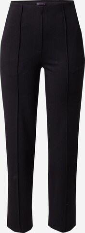 Marks & Spencer Regular Trousers in Black: front