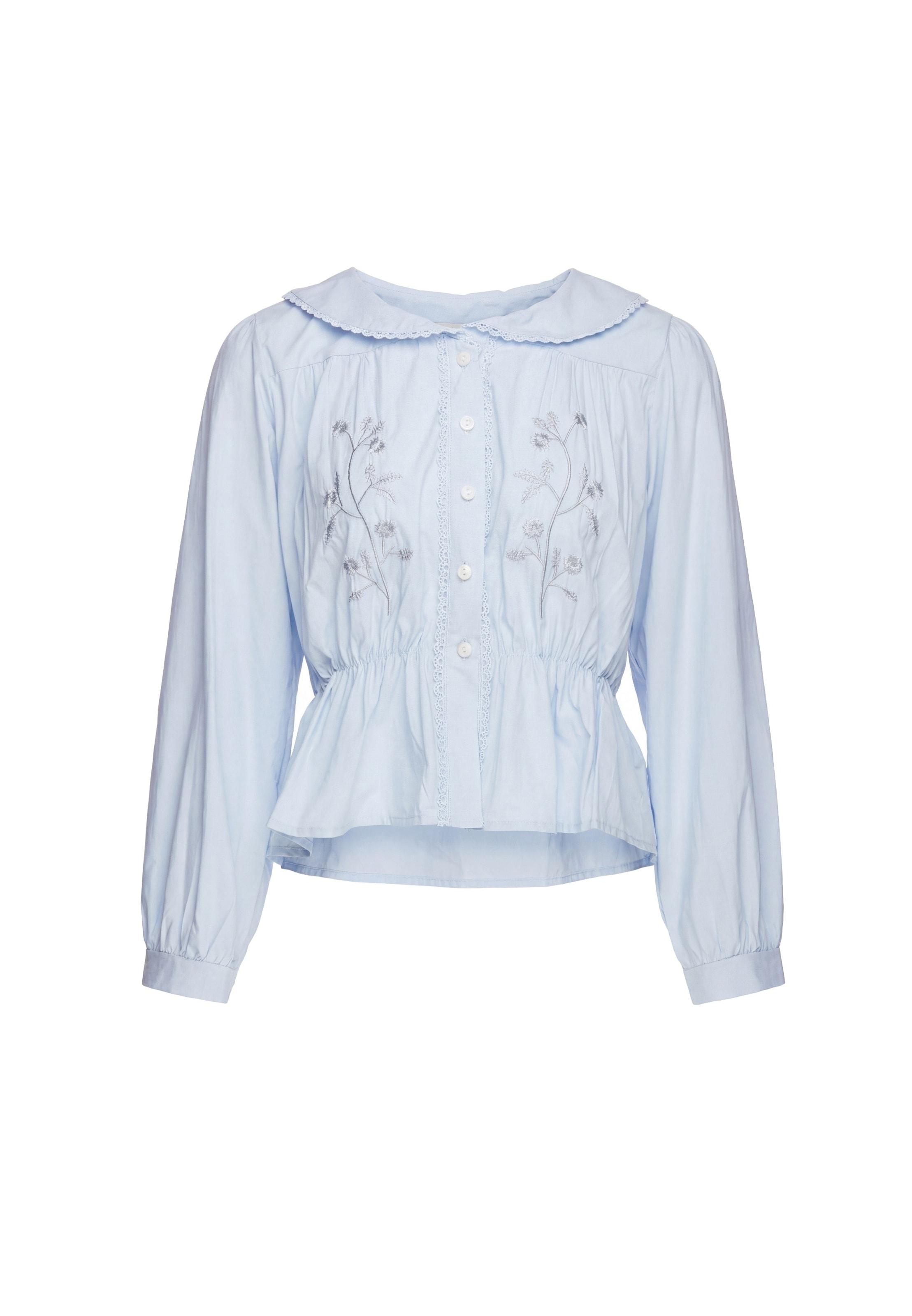 Usha - Blusa en azul: frente