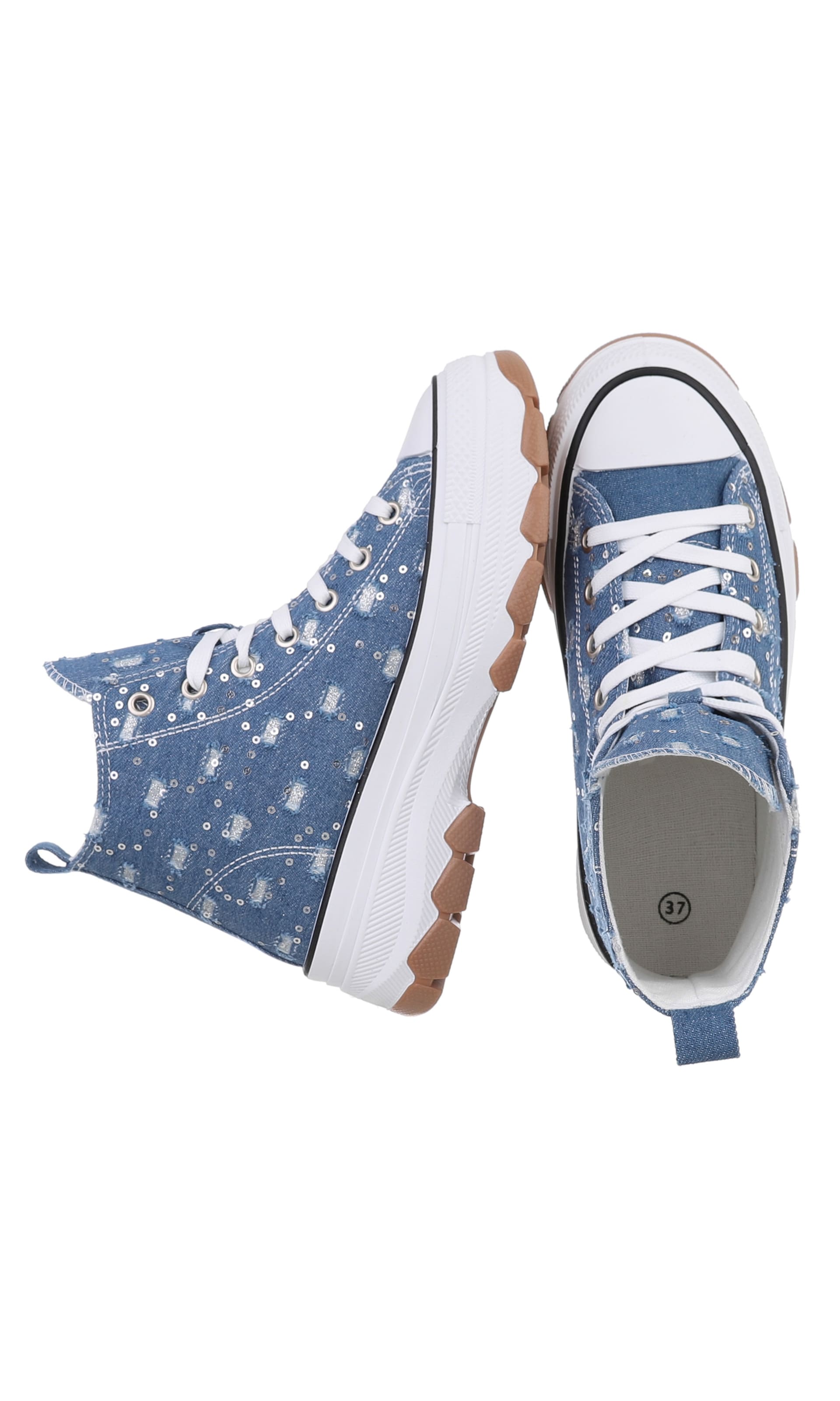 Ital-Design Sneaker in Blau
