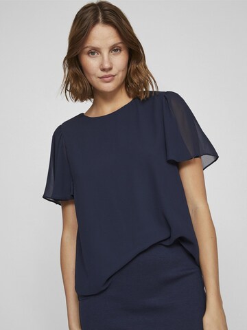 VILA Bluse in Blau
