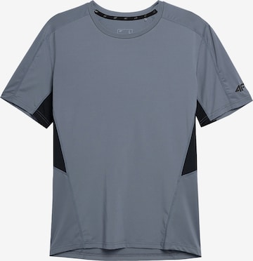 4F Functioneel shirt in Blauw: voorkant