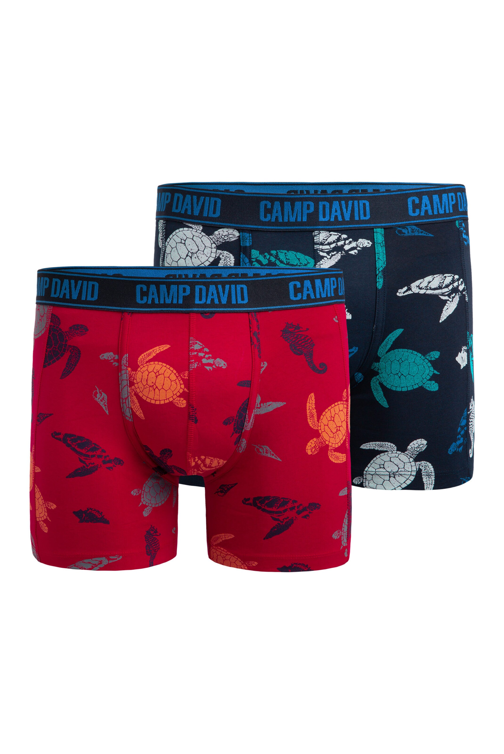 CAMP DAVID Boxer shorts in Blue: front