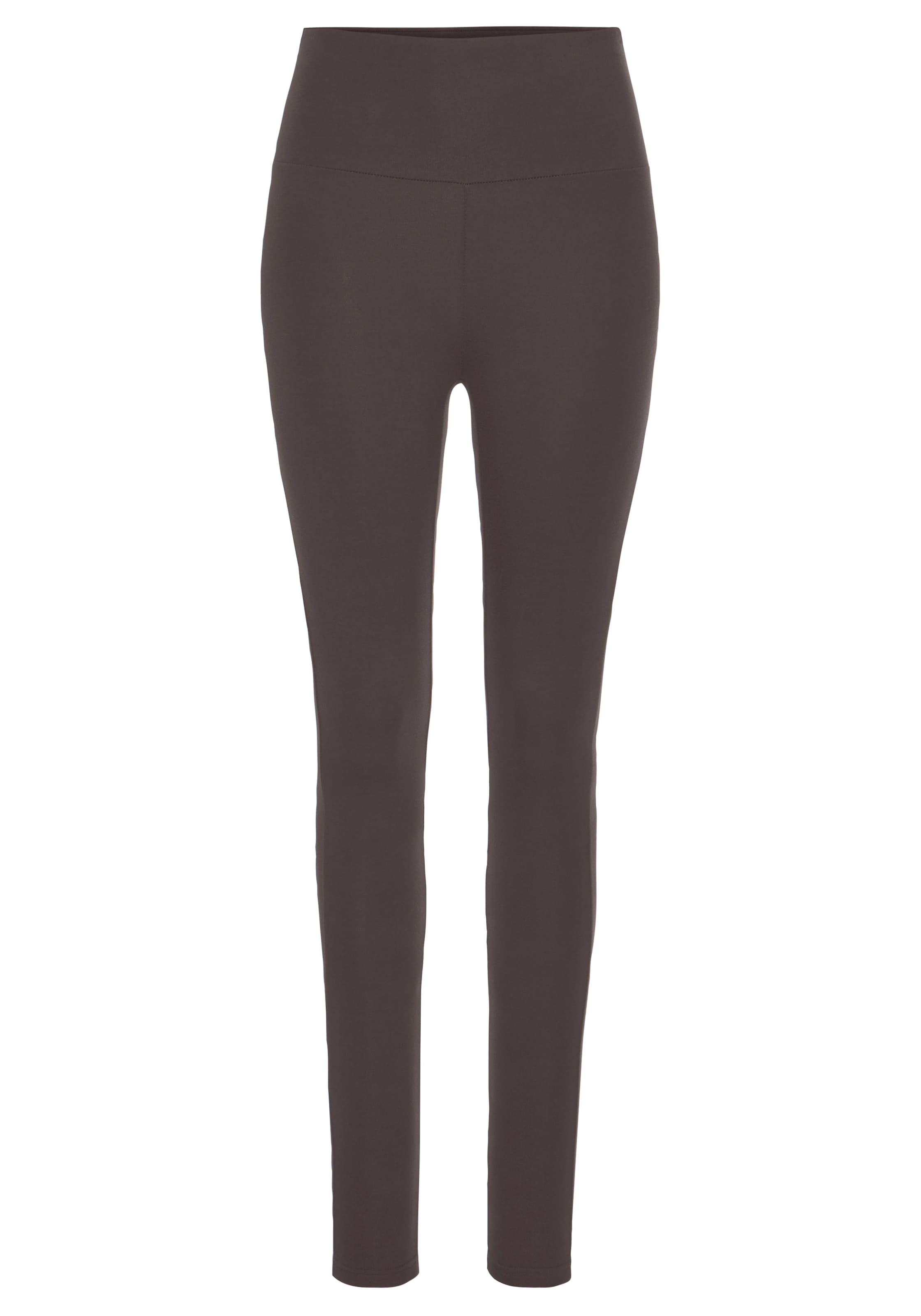 LASCANA Skinny Leggings in Brown: front