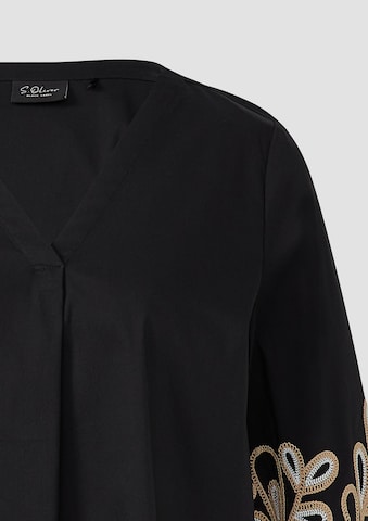 s.Oliver BLACK LABEL Blouse in Black