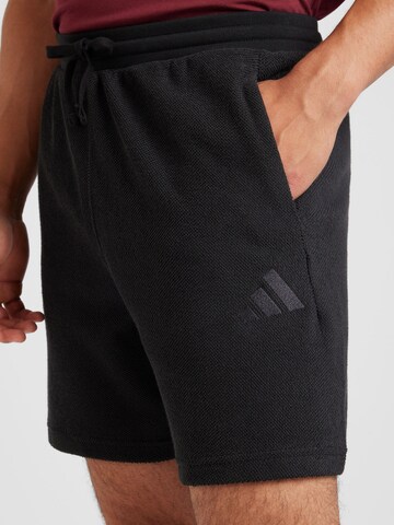 ADIDAS SPORTSWEAR Normální Sportovní kalhoty 'A SZN' – černá