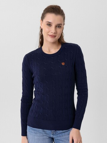 Jacey Quinn - Jersey 'Emelia' en azul: frente