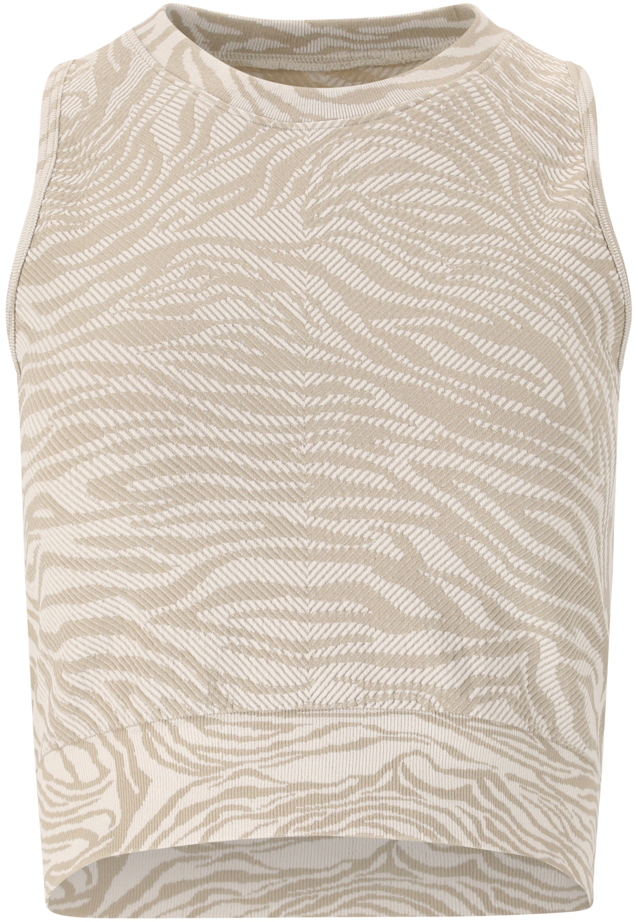 smėlio Athlecia Sportiniai marškinėliai be rankovių 'Ralphie': priekis