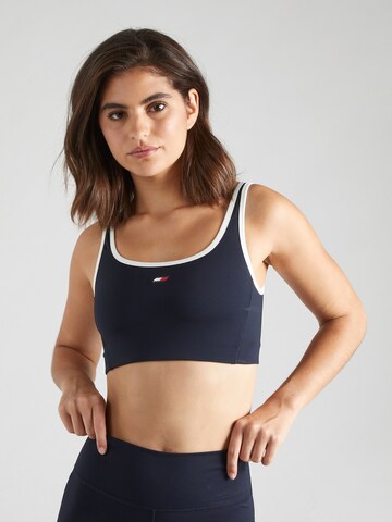 TOMMY HILFIGER - Soutien Bustier Soutien de desporto em azul: frente