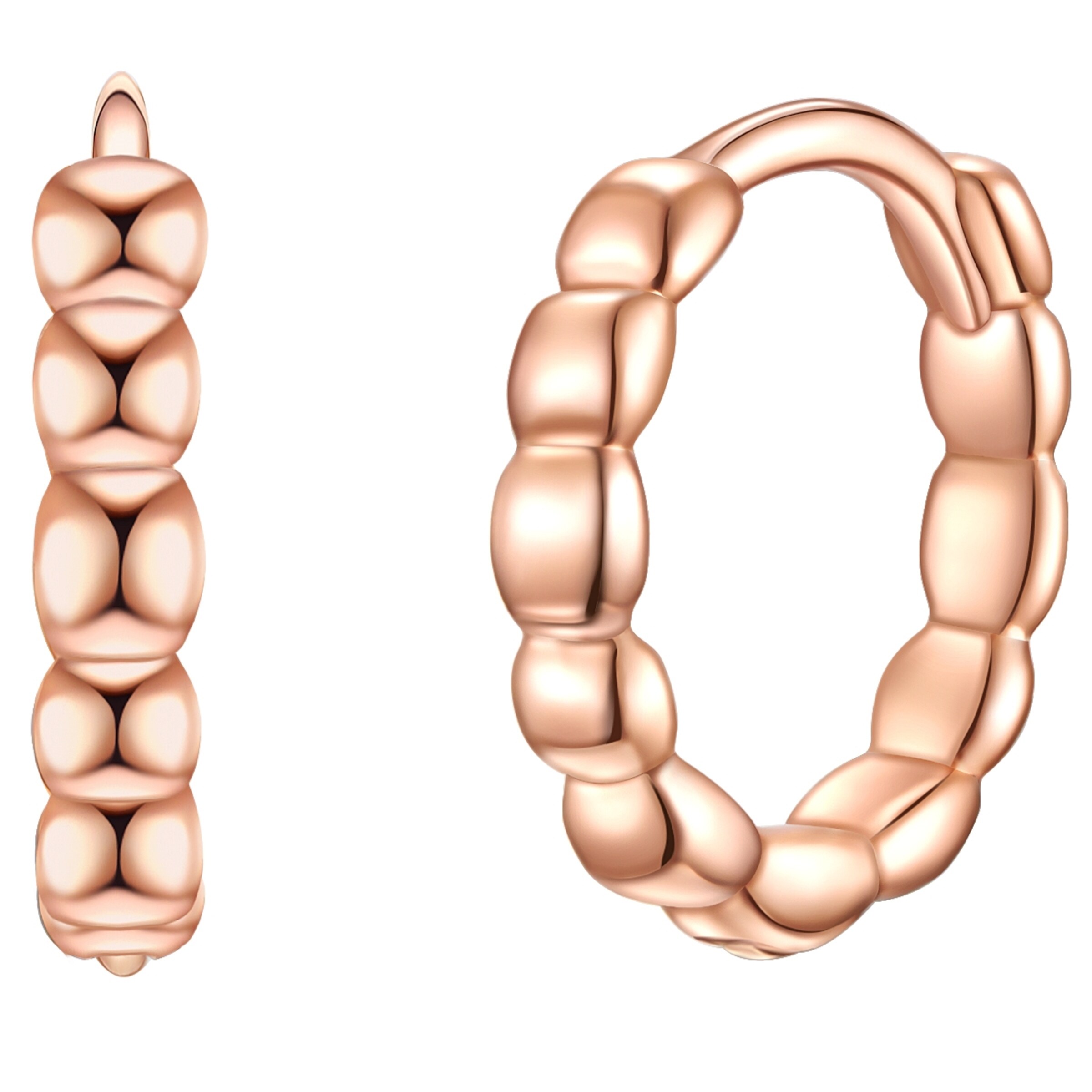 Boucles d'oreilles Glanzstücke München en or : devant