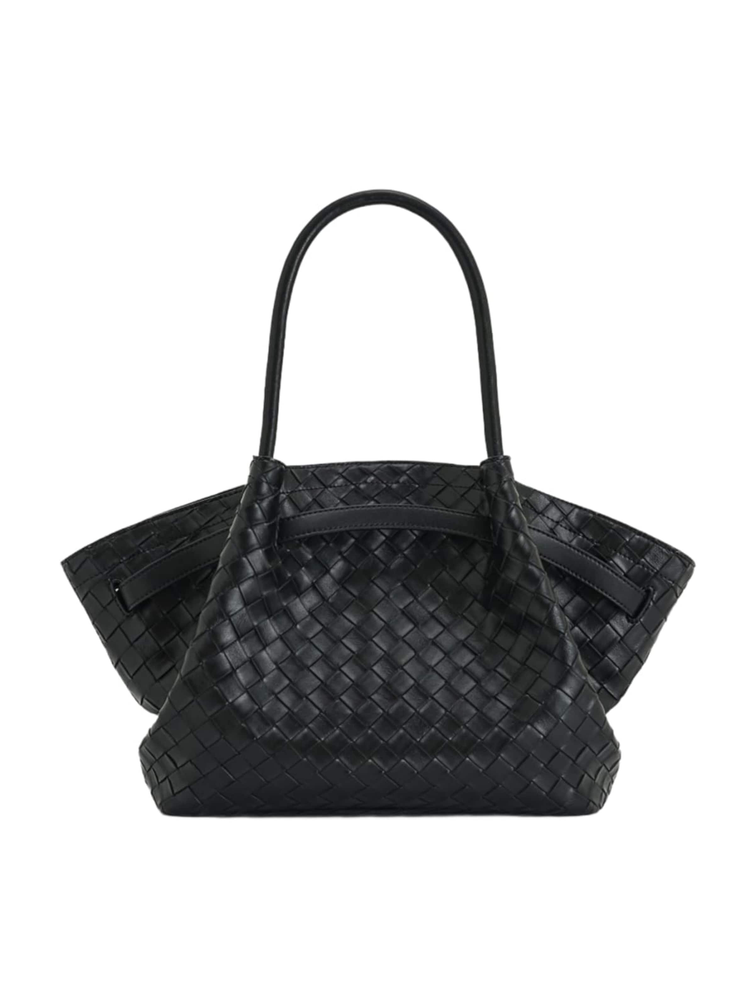 JW PEI Shopper 'JW PEI Cabas / Shopping Hana Medium Woven Black' - Čierna
