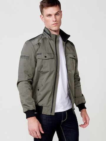 KOROSHI Between-season jacket in Green
