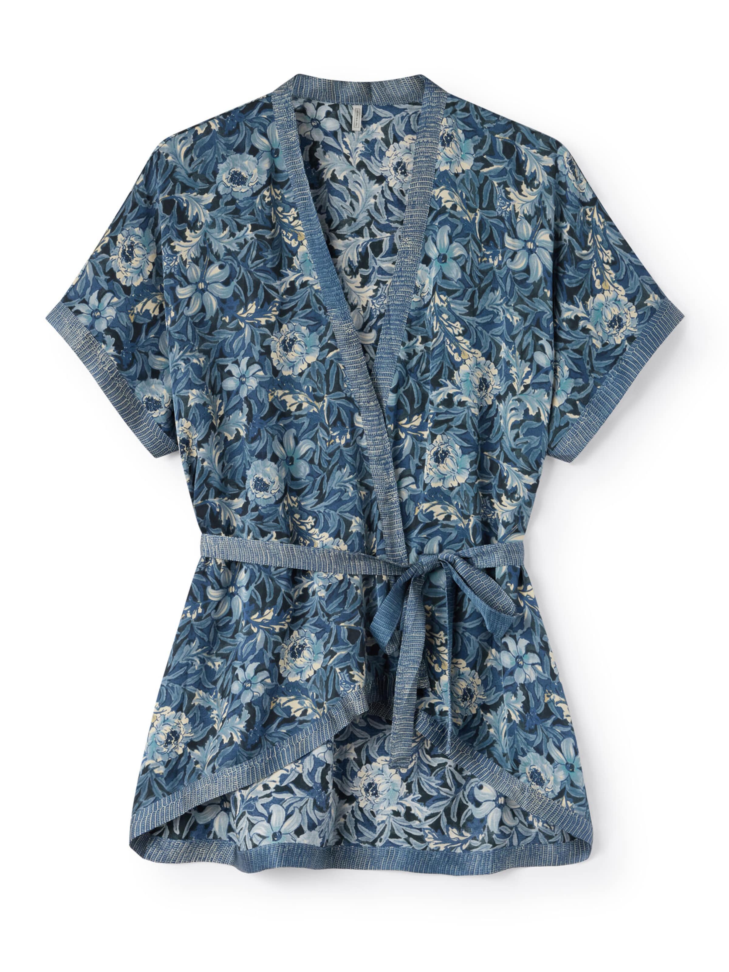 INTIMISSIMI Kimono 'Fanciful Flowers' in Blau: Vorderseite