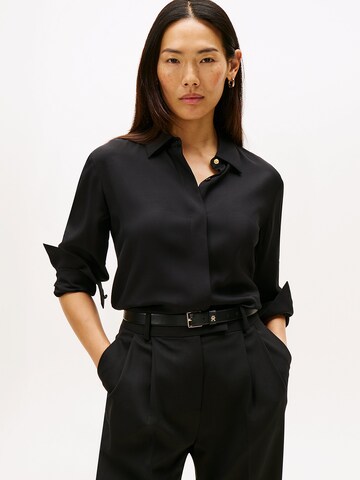TOMMY HILFIGER Bluse in Schwarz: Vorderseite