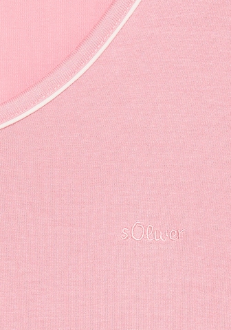s.Oliver - Camisa de pijama em rosa