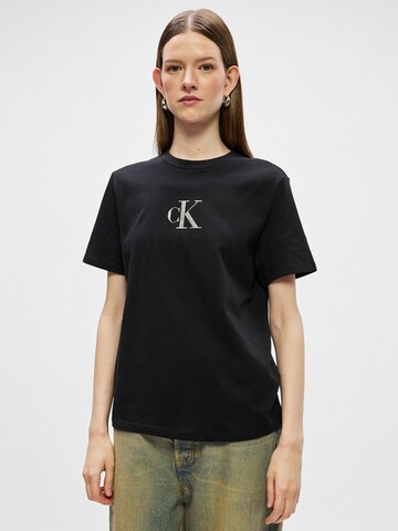 Calvin Klein Jeans Футболка 'Classic' в Черный: спереди