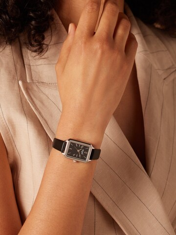 Lucardi Analoog horloge 'Statement' in Zwart: voorkant