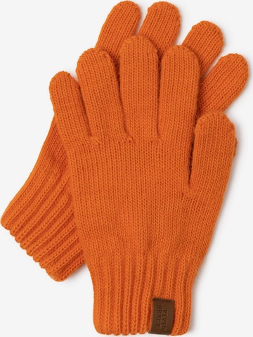 Vivisence Vingerhandschoenen '7014R' in Oranje: voorkant