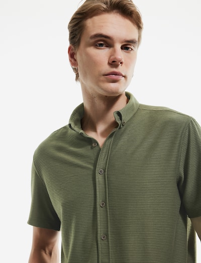 Koton Button Up Shirt in Khaki, Item view