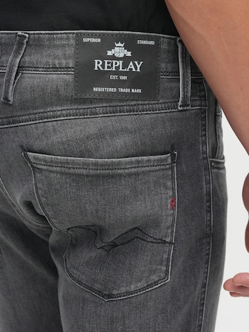 REPLAY Regular Jeans 'ANBASS' in Grijs