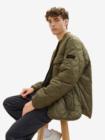 TOM TAILOR DENIM Between-Season Jacket in Green