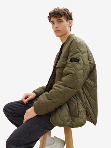 TOM TAILOR DENIM Between-season jacket in Green