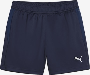 PUMA Regular Workout Pants in Blue: front