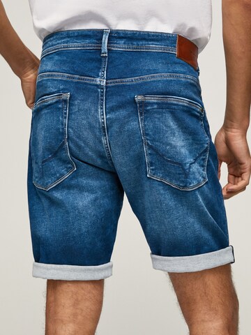 Pepe Jeans Slim fit Jeans 'JACK SHORT' in Blue