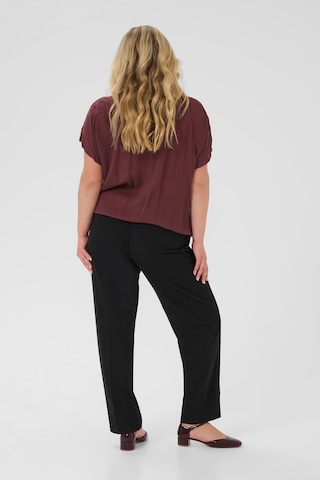 Camicia da donna 'KCAmi' di KAFFE CURVE in marrone