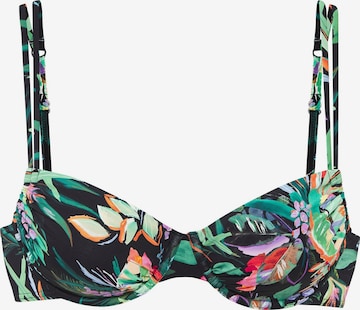 juoda VENICE BEACH Marškinėliai Bikinio viršutinė dalis: priekis