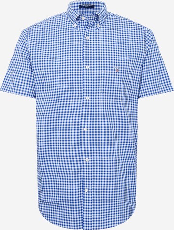 GANT Regular Fit Hemd 'Gingham' in Blau: predná strana