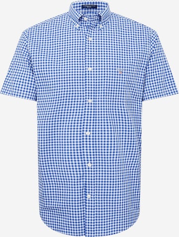 GANT Regular fit Button Up Shirt 'Gingham' in Blue: front