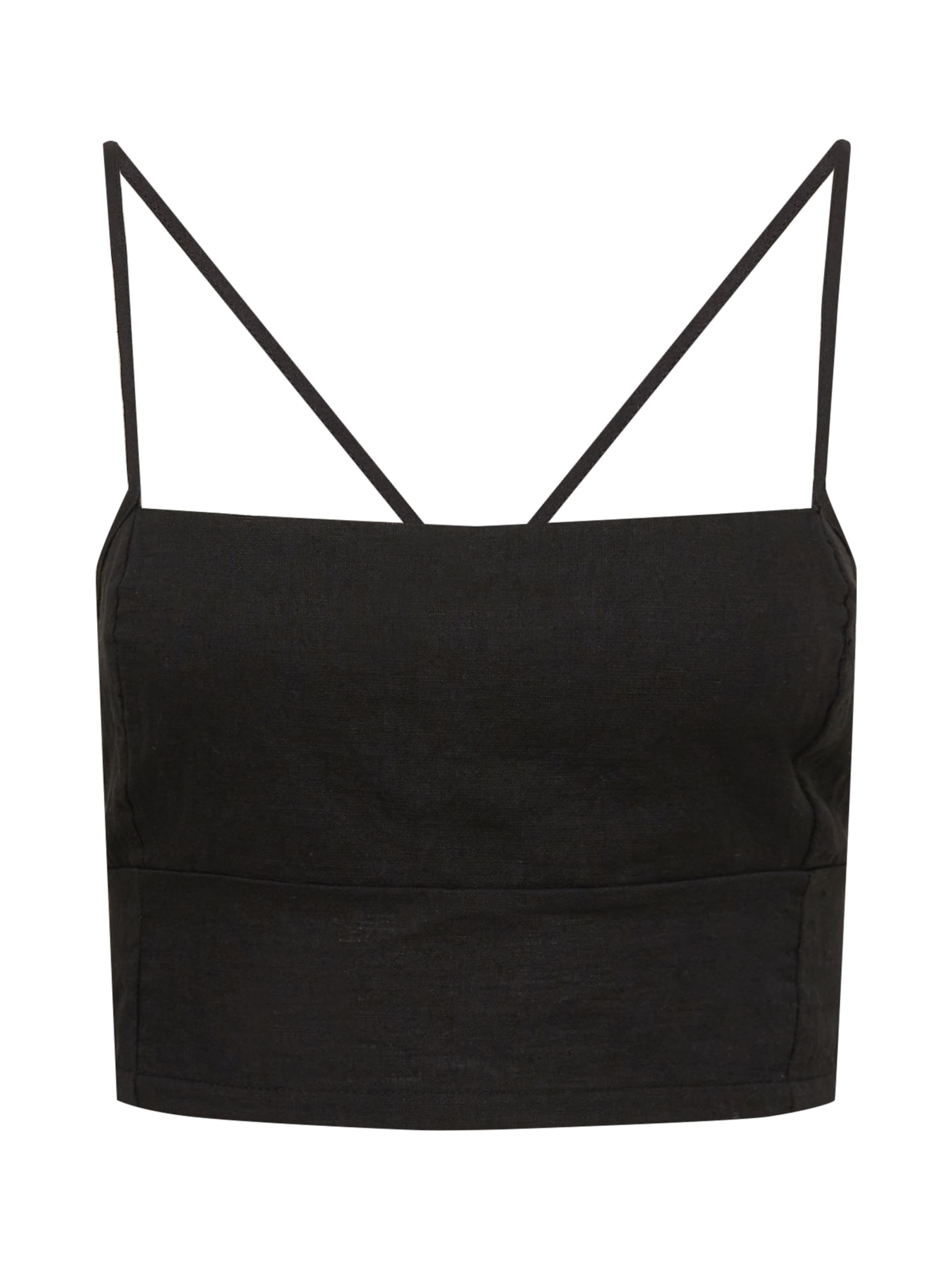 juoda A LOT LESS Palaidinė be rankovių 'Leandra': priekis