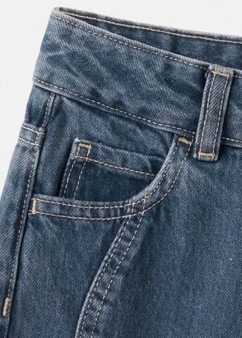 Wide leg Jeans 'ROSALIA' de la MANGO KIDS pe albastru