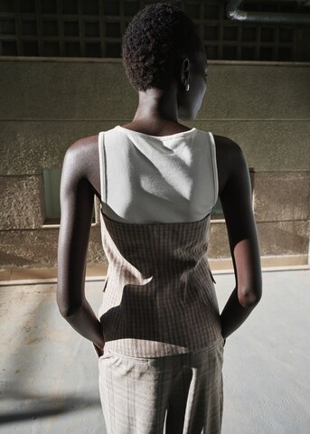 MANGO Top 'Felix' in Grey