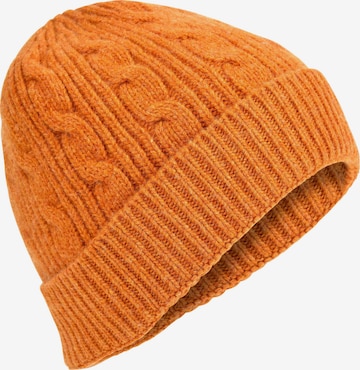 FALKE Mütze in Orange: Vorderseite
