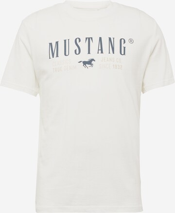 MUSTANG Shirt 'ALEX' in Weiß: predná strana