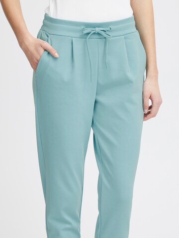 ICHI Slim fit Trousers 'KATE' in Blue