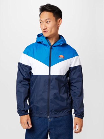 ELLESSE Athletic Jacket in Blue: front