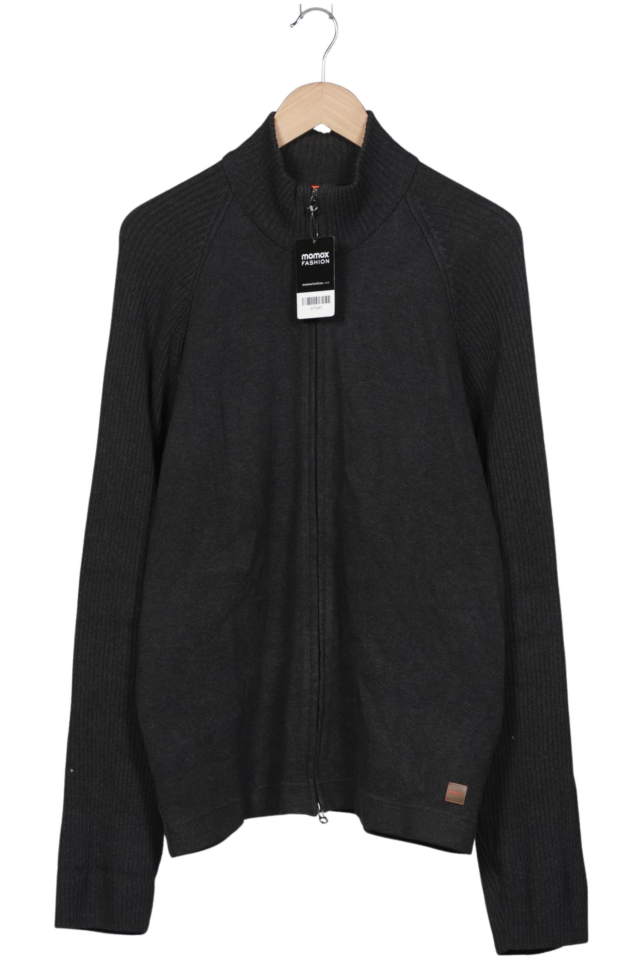 BOSS Orange Strickjacke in XL in grau, Produktansicht