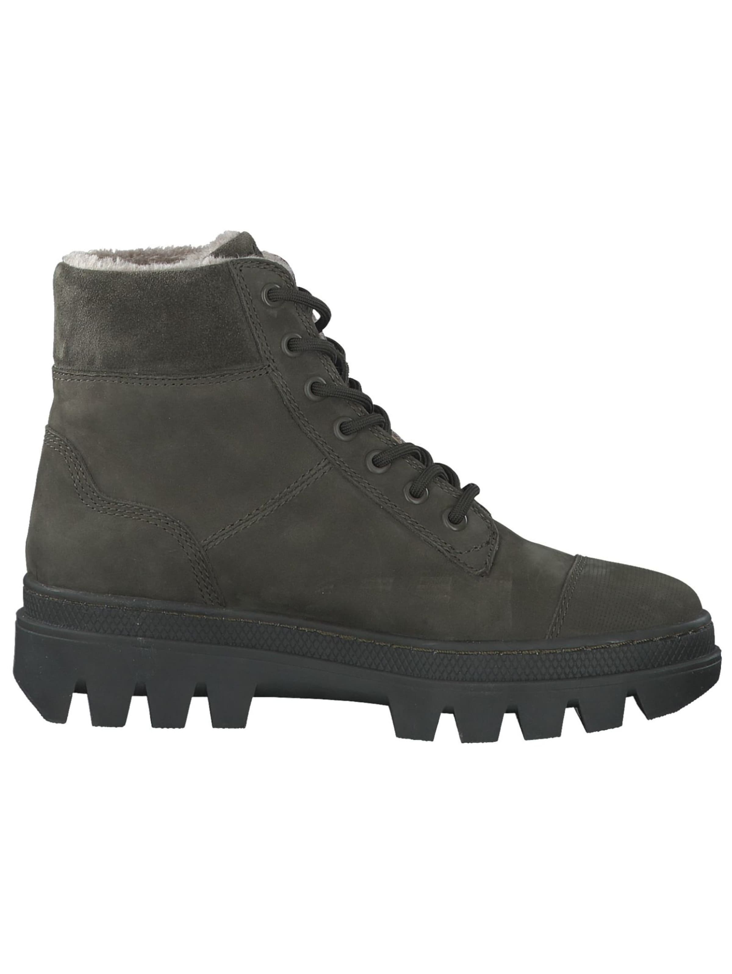 Bottines à lacets s.Oliver en vert